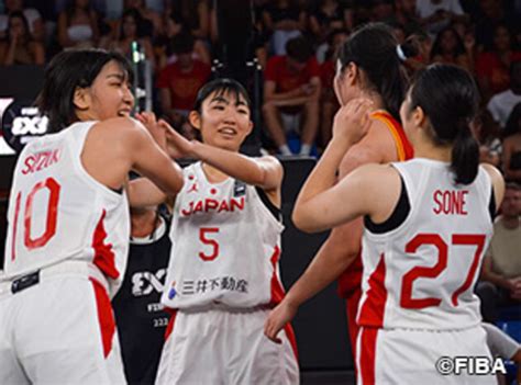 3×3女子U18日本代表：FIBA 3×3 U18ワールドカップ すべてKO .